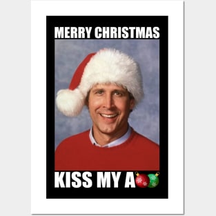 Merry Christmas Kiss My Ass Posters and Art